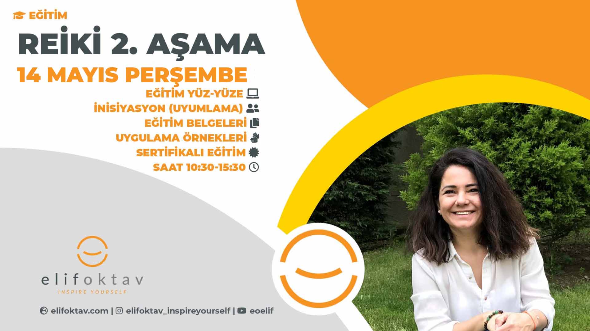 Reiki 2. Aşama Eğitimi <br>14 Mayıs Perşembe